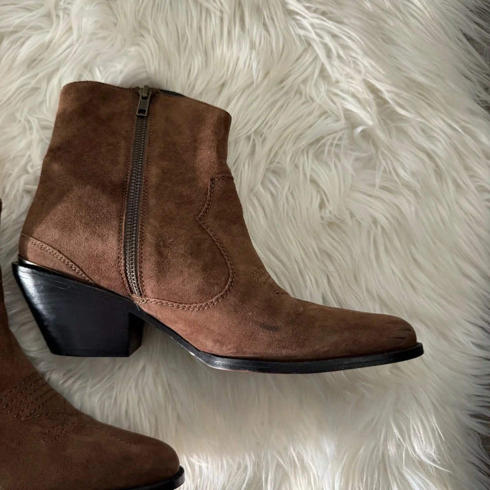 Spell Safari Suede Ankle Boots in Chocolate EU 39 - Picture 5 of 9